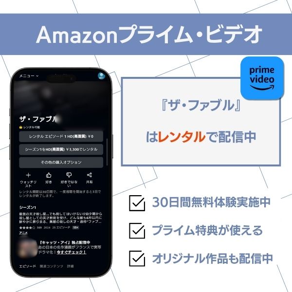 ザ・ファブル 配信