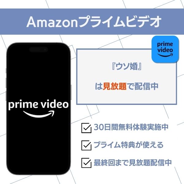 ウソ婚 配信 Amazonプライムビデオ