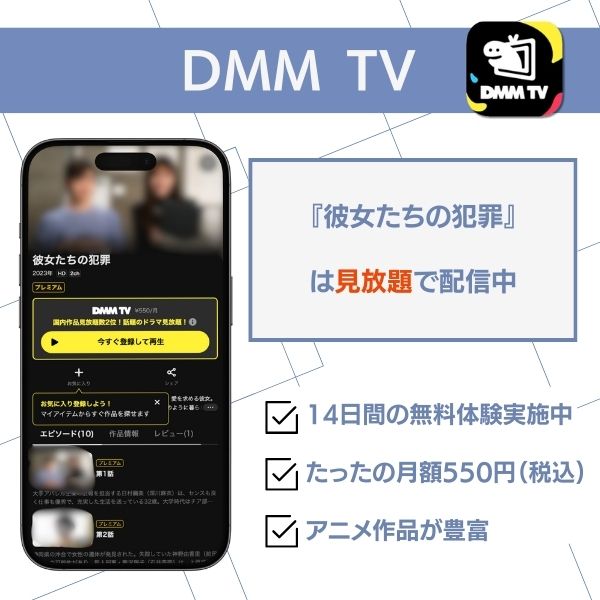 彼女たちの犯罪 配信 DMM TV