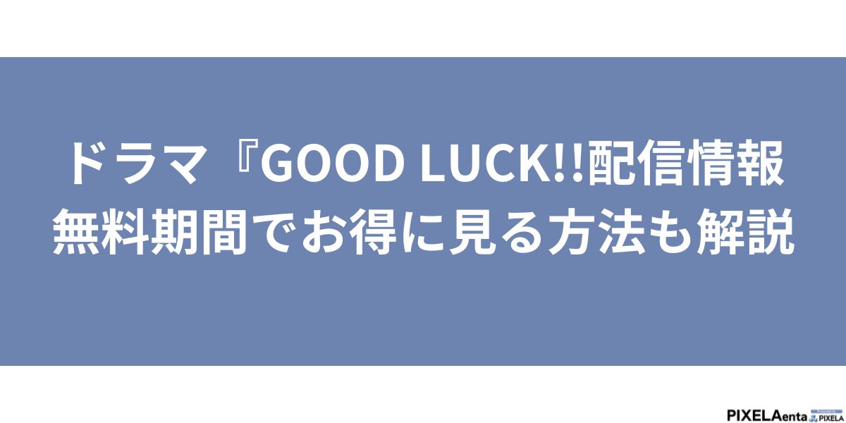グッドラック ドラマ 配信