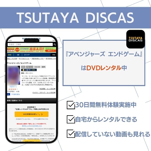 アベンジャーズ エンドゲーム 配信