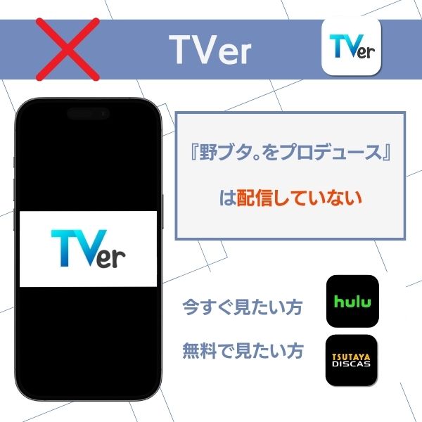 野ブタをプロデュース 配信 TVer