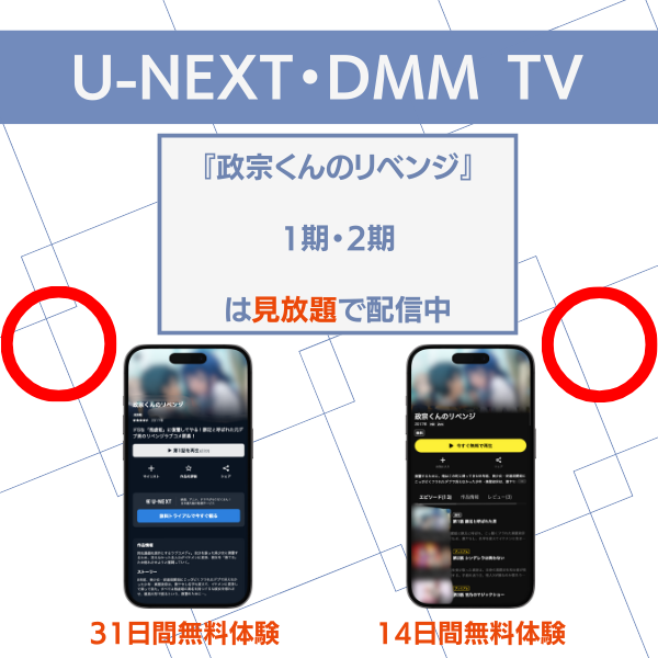 政宗くんのリベンジ 2期 どこで見れる