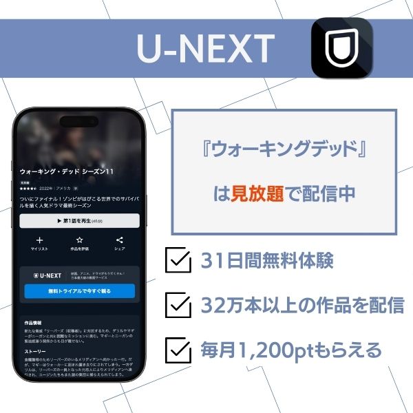 ウォーキングデッド 配信