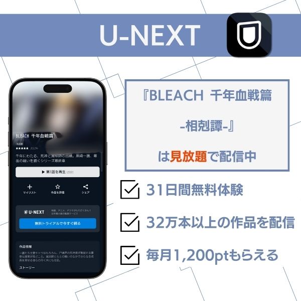 bleach 千年血戦篇 配信