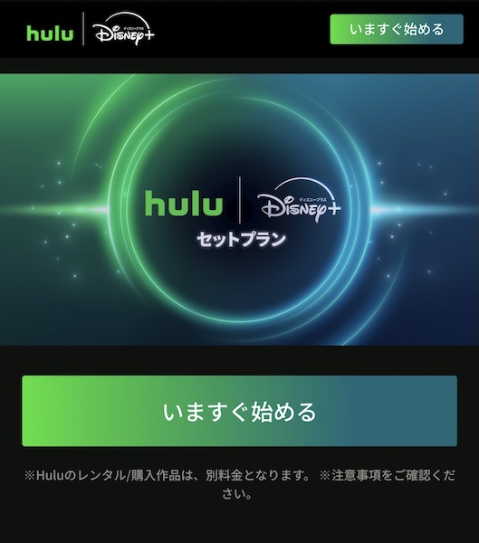 Hulu | Disney+ セットプラン