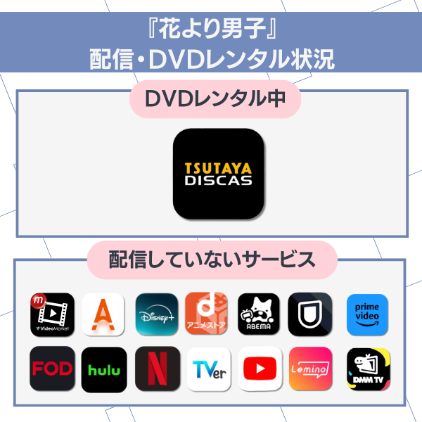 花より男子 ドラマ どこで見れる
