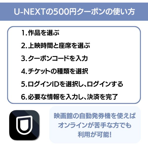 u-next 映画 500円