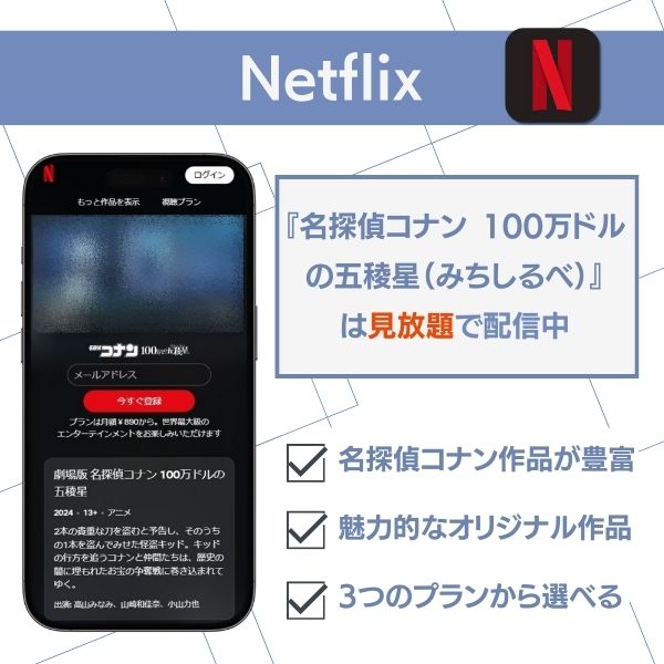 名探偵コナン 100万ドルの五稜星 配信