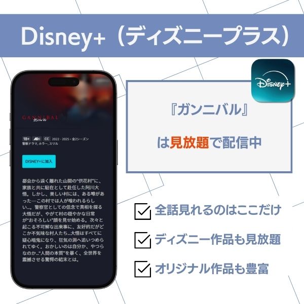 ガンニバル 配信