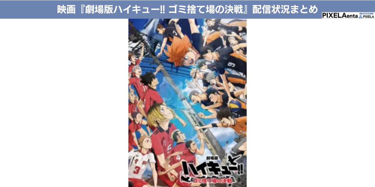 ハイキュー ゴミ 捨て 場 の 決戦 どこで見れる