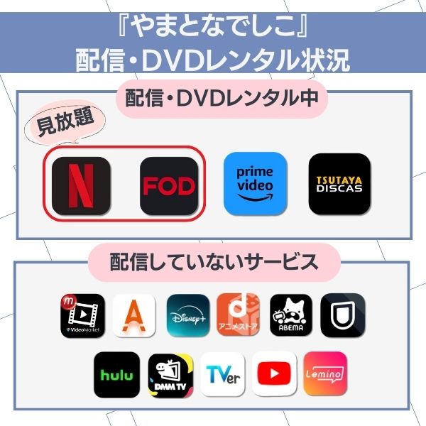やまとなでしこ 配信