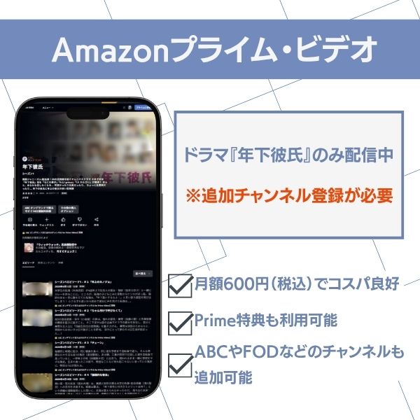 Amazonプライム・ビデオ 年下彼氏