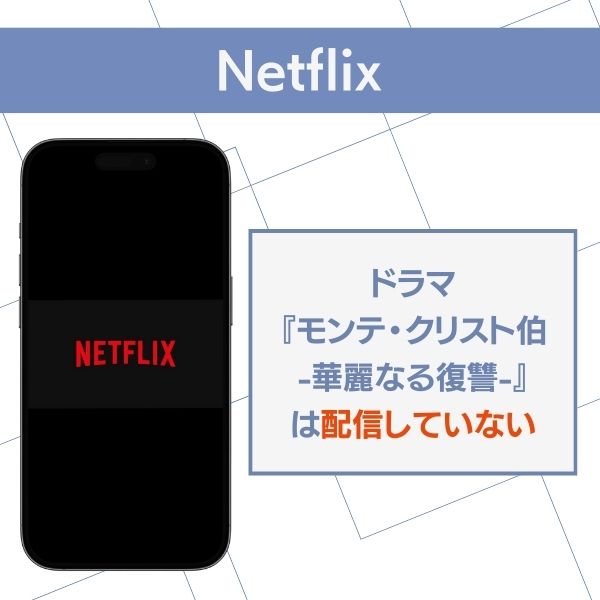 モンテクリスト伯 配信 Netflix
