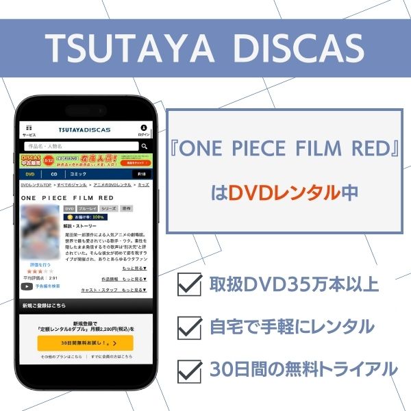 TSUTAYA DISCAS おすすめポイント