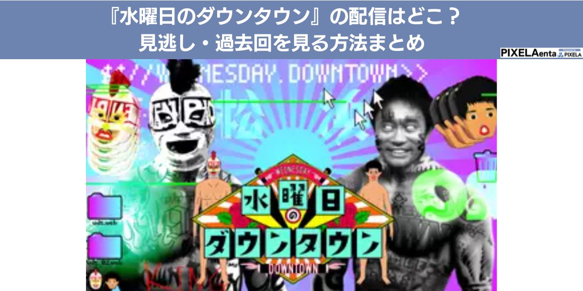 水曜日のダウンタウン 配信
