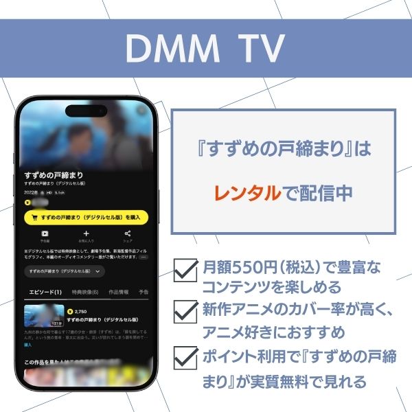 すずめの戸締まり　配信