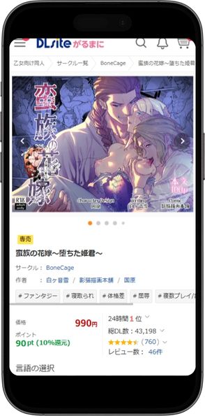 蛮族の花嫁～堕ちた姫君～