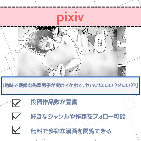 THE猥談 地味で眼鏡な先輩男子が実はイケボで、ヤバい！エロい！？メロい？？ pixiv