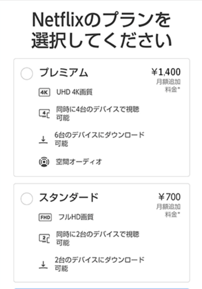 au/UQモバイル×Netflixの申し込み方法
