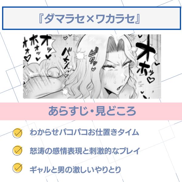 ダマラセ×ワカラセ あらすじ