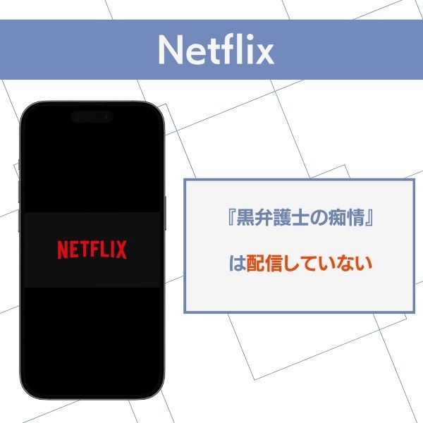 黒弁護士の痴情 Netflix 配信なし