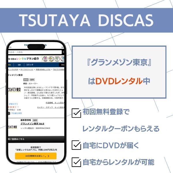 グランメゾン東京 TSUTAYA DISCAS