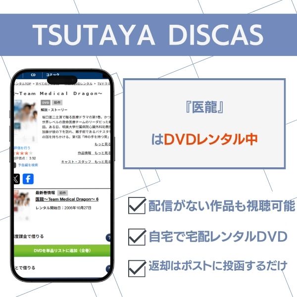 医龍 TSUTAYA DISCAS