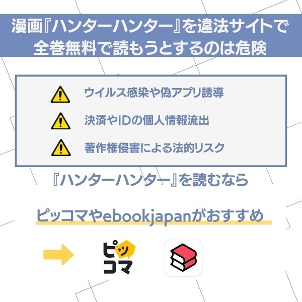 海賊版サイトの危険性の画像