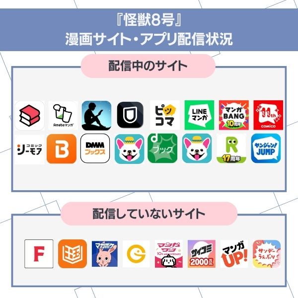 怪獣8号の漫画無料配信