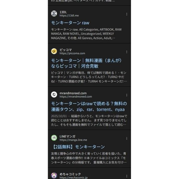 モンキーターン　raw