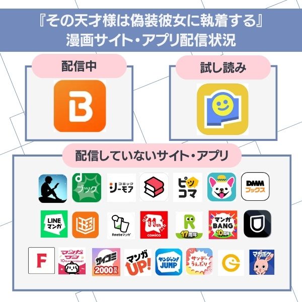 その天才様は偽装彼女に執着する 配信状況