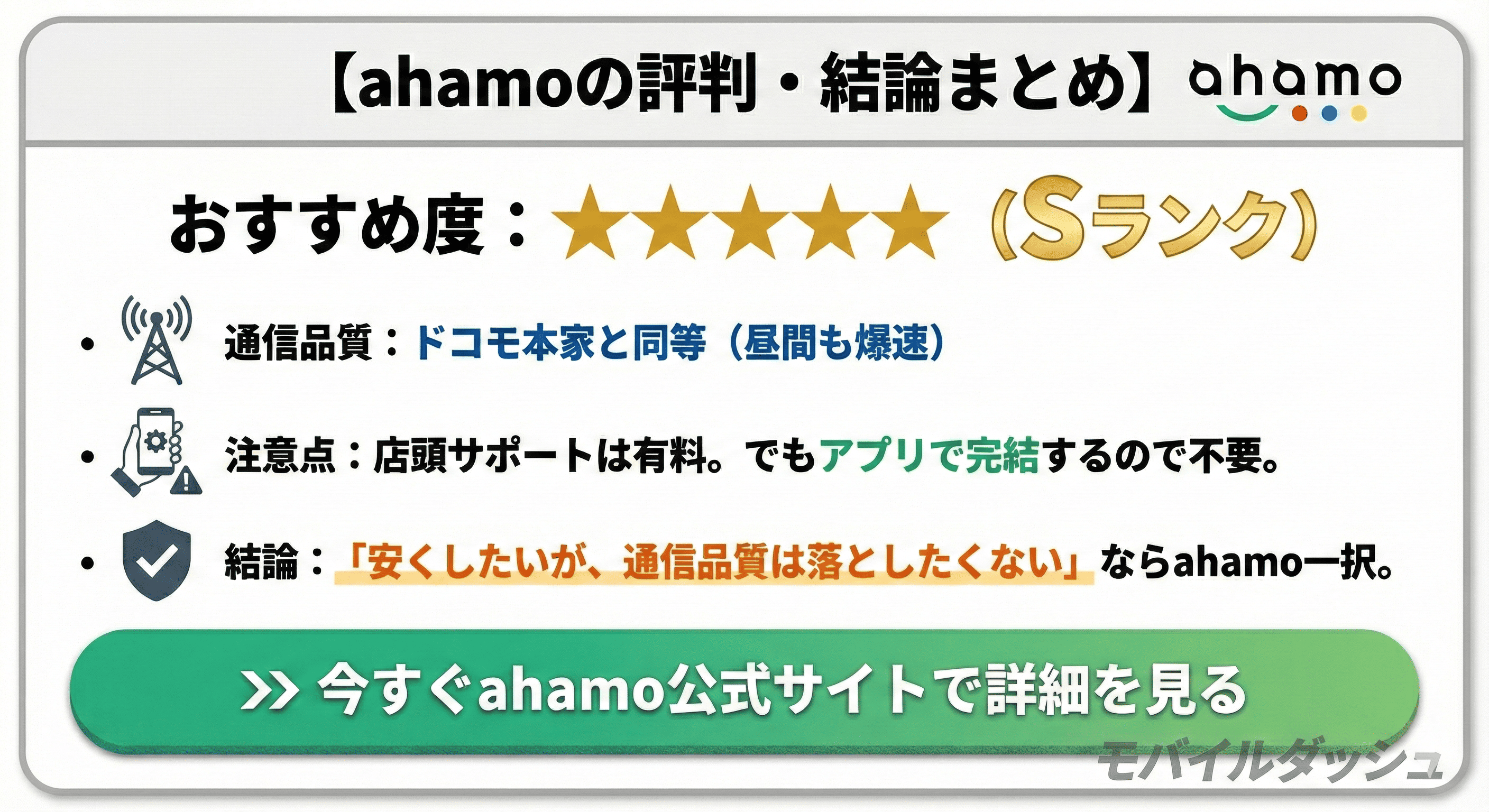 ahamo評判