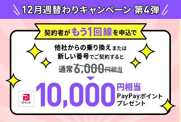 LINEMO キャンペーン