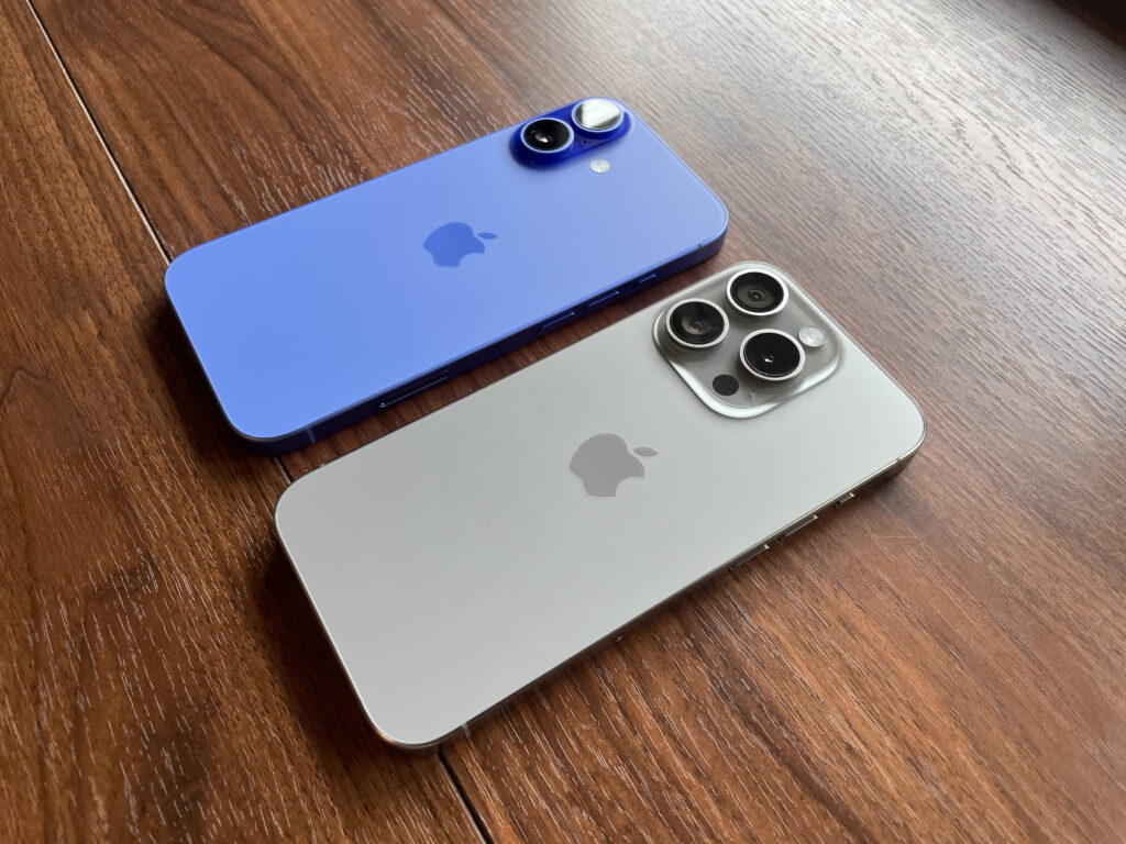 iPhone15とiPhone16の違いを比較
