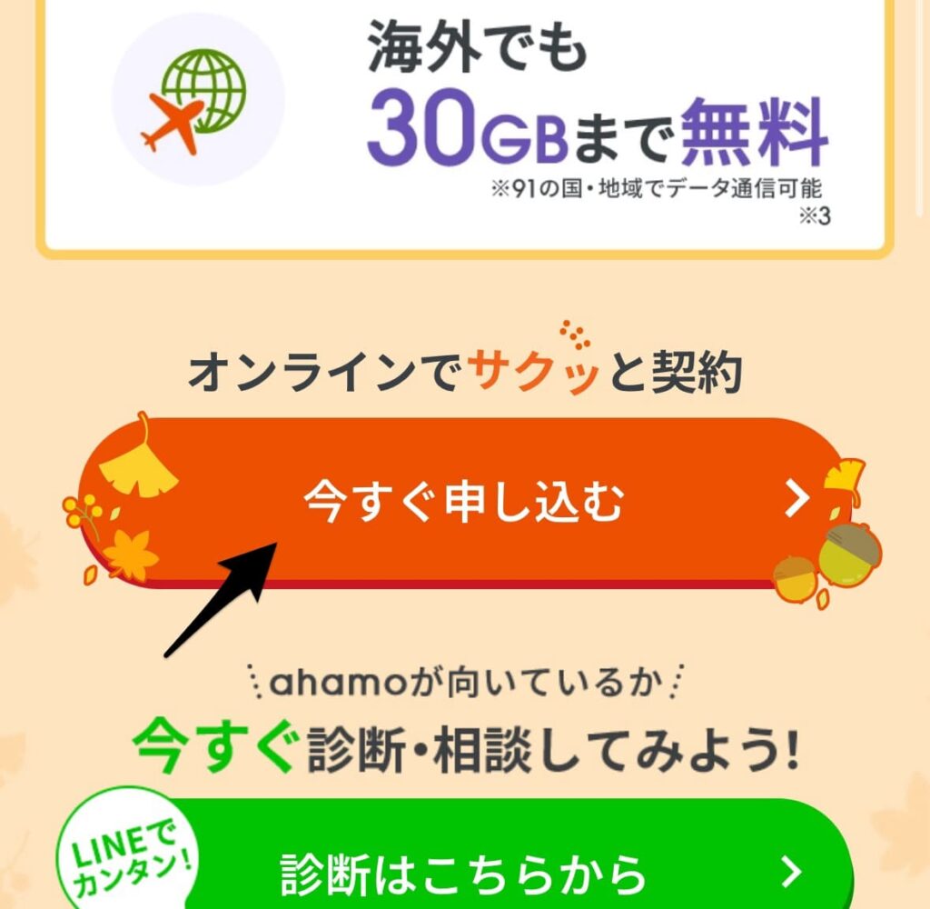ahamoの乗り換え手順
