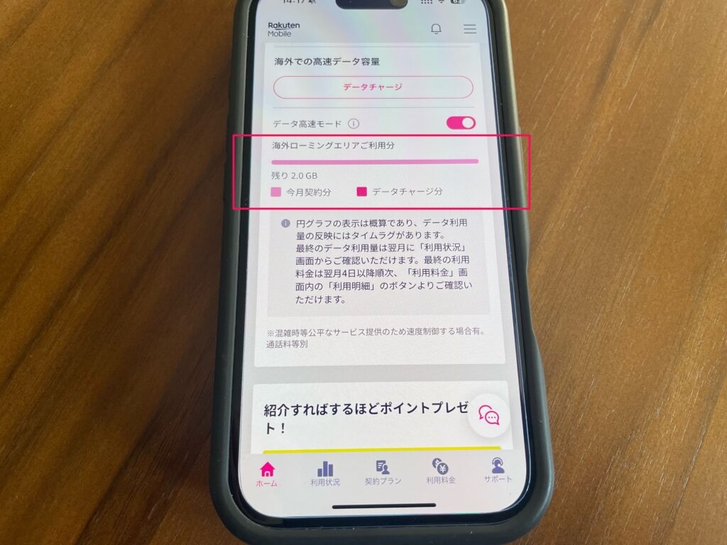 楽天モバイルの海外利用