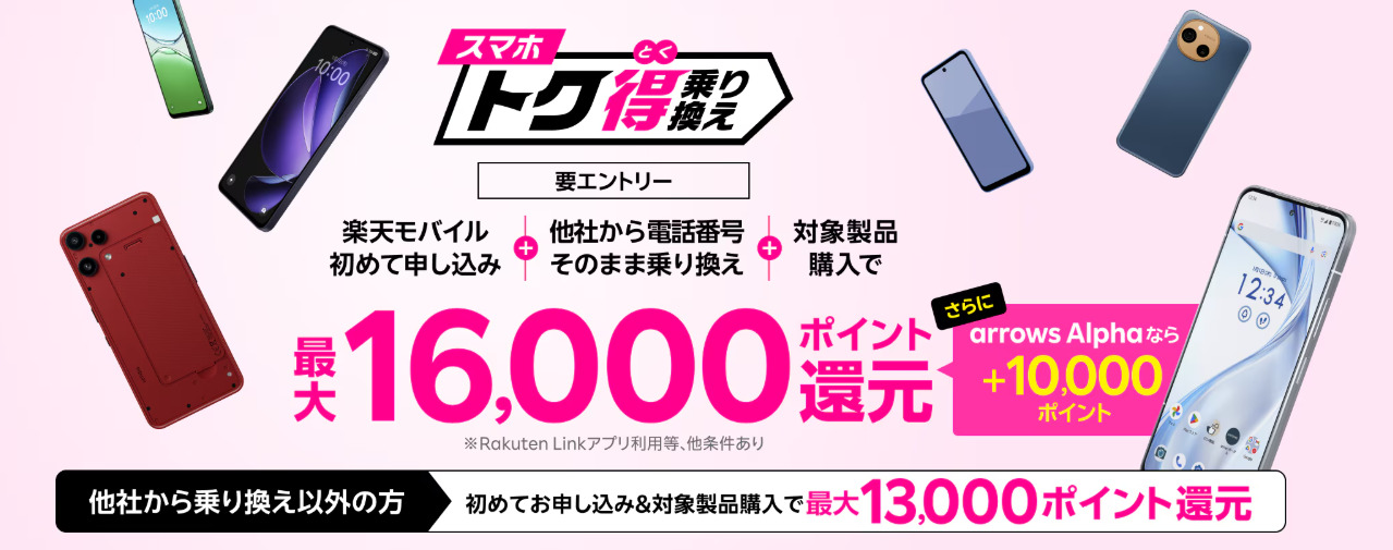 楽天モバイル　キャンペーン