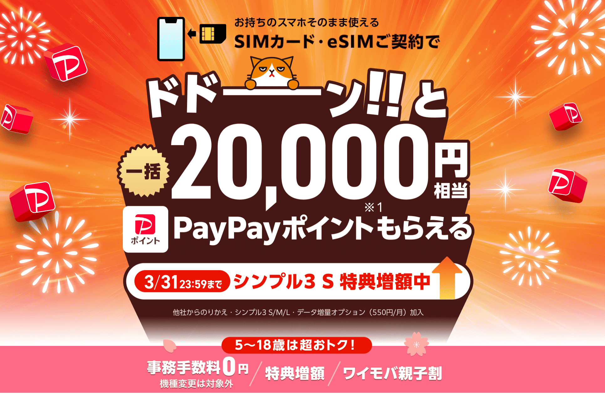 ワイモバイル　キャンペーン