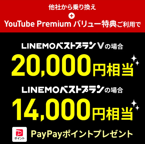 LINEMO キャンペーン